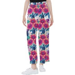 Tropical Flowers Turtles Cbdoilprincess 9a8efa63-1b6b-4226-a85c-858859e581d8 Women s Pants 