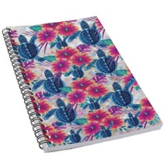 Tropical Flowers Turtles Cbdoilprincess 9a8efa63-1b6b-4226-a85c-858859e581d8 5 5  X 8 5  Notebook by CBDOilPrincess1