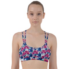 Tropical Flowers Turtles Cbdoilprincess 9a8efa63-1b6b-4226-a85c-858859e581d8 Line Them Up Sports Bra by CBDOilPrincess1