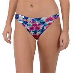 Tropical Flowers Turtles Cbdoilprincess 9a8efa63-1b6b-4226-a85c-858859e581d8 Band Bikini Bottom by CBDOilPrincess1