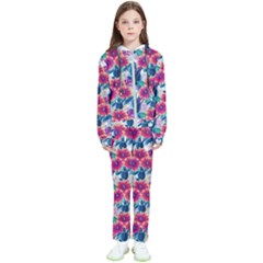 Tropical Flowers Turtles Cbdoilprincess 9a8efa63-1b6b-4226-a85c-858859e581d8 Kids  Tracksuit