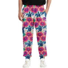 Tropical Flowers Turtles Cbdoilprincess 9a8efa63-1b6b-4226-a85c-858859e581d8 Men s Elastic Waist Pants