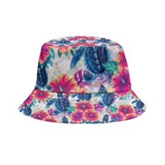 Tropical Flowers Turtles Cbdoilprincess 9a8efa63-1b6b-4226-a85c-858859e581d8 Inside Out Bucket Hat by CBDOilPrincess1