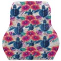 Tropical Flowers Turtles CBDOilPrincess 9a8efa63-1b6b-4226-a85c-858859e581d8 Car Seat Back Cushion  View1