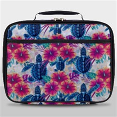 Tropical Flowers Turtles Cbdoilprincess 9a8efa63-1b6b-4226-a85c-858859e581d8 Full Print Lunch Bag by CBDOilPrincess1