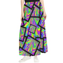 Vibrant Colors Cbdoilprincess 47064993-d0bc-4cda-b403-dc84c3d564a3 Maxi Chiffon Skirt