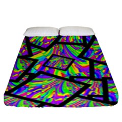 Vibrant Colors Cbdoilprincess 47064993-d0bc-4cda-b403-dc84c3d564a3 Fitted Sheet (king Size) by CBDOilPrincess1