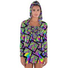 Vibrant Colors Cbdoilprincess 47064993-d0bc-4cda-b403-dc84c3d564a3 Long Sleeve Hooded T-shirt by CBDOilPrincess1