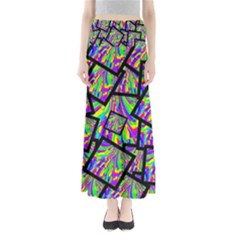 Vibrant Colors Cbdoilprincess 47064993-d0bc-4cda-b403-dc84c3d564a3 Full Length Maxi Skirt by CBDOilPrincess1