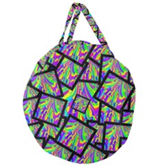 Vibrant Colors Cbdoilprincess 47064993-d0bc-4cda-b403-dc84c3d564a3 Giant Round Zipper Tote