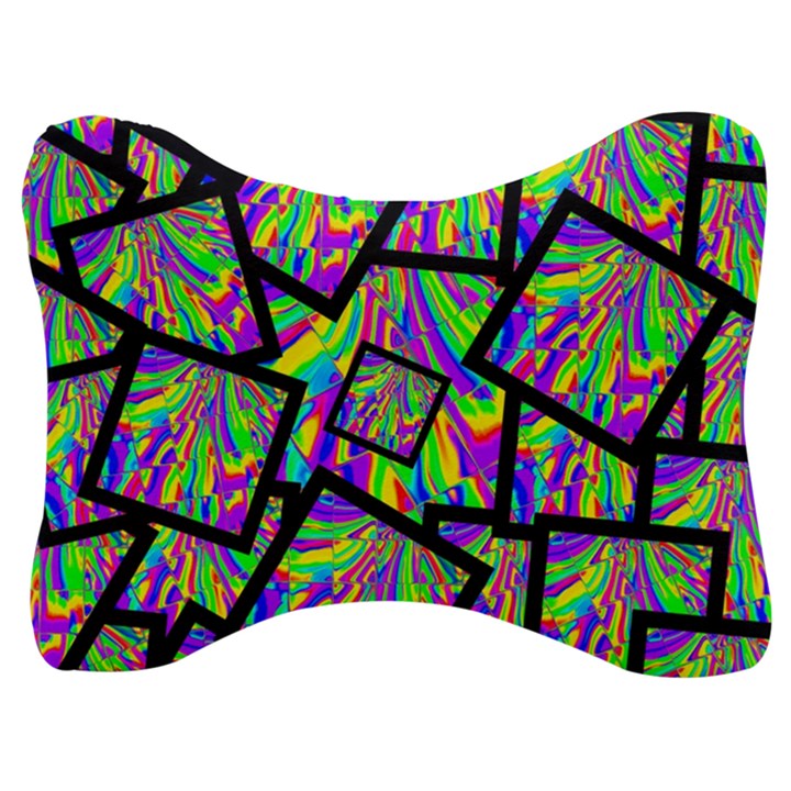 Vibrant Colors CBDOilPrincess 47064993-d0bc-4cda-b403-dc84c3d564a3 Velour Seat Head Rest Cushion