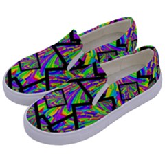 Vibrant Colors Cbdoilprincess 47064993-d0bc-4cda-b403-dc84c3d564a3 Kids  Canvas Slip Ons by CBDOilPrincess1