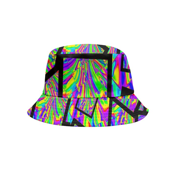 Vibrant Colors CBDOilPrincess 47064993-d0bc-4cda-b403-dc84c3d564a3 Inside Out Bucket Hat (Kids)