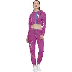 My Pour Cup Painting 1 Cbdoilprincess B85ce3ba-6b55-4b89-b882-d6eeb79129ac Cropped Zip Up Lounge Set by CBDOilPrincess1