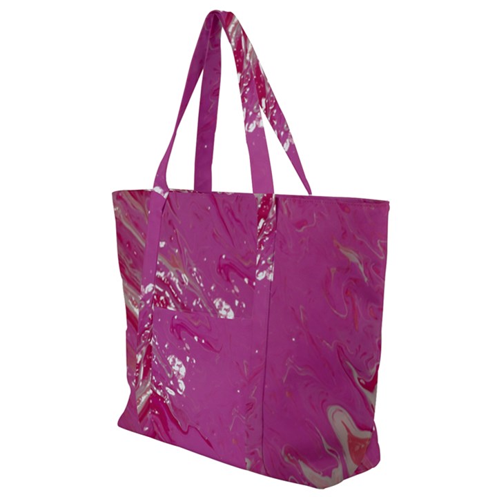 My Pour Cup Painting 1 CBDOilPrincess B85ce3ba-6b55-4b89-b882-d6eeb79129ac Zip Up Canvas Bag