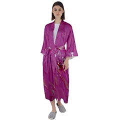 My Pour Cup Painting 1 Cbdoilprincess B85ce3ba-6b55-4b89-b882-d6eeb79129ac Maxi Satin Kimono by CBDOilPrincess1