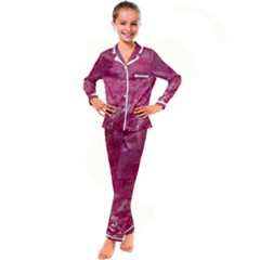 My Pour Cup Painting 2 Cbdoilprincess F1b24a8c-b30b-4ec0-89d7-73574676dccb Kid s Satin Long Sleeve Pajamas Set