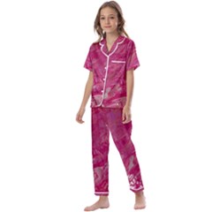 My Pour Cup Painting 2 Cbdoilprincess F1b24a8c-b30b-4ec0-89d7-73574676dccb Kids  Satin Short Sleeve Pajamas Set