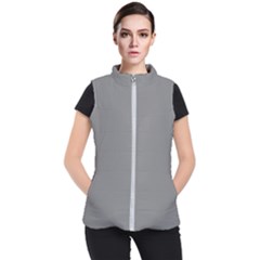 Battleship Grey Women s Puffer Vest by FabChoice