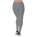 Battleship Grey Velvet Leggings View2