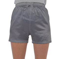 Battleship Grey Sleepwear Shorts by FabChoice