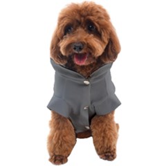 Battleship Grey Dog Coat