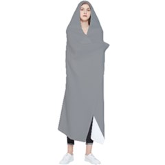 Battleship Grey Wearable Blanket by FabChoice