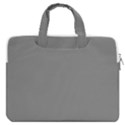 Battleship Grey MacBook Pro Double Pocket Laptop Bag View1