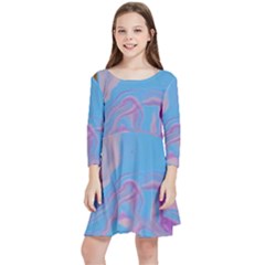 My Pour Cup Painting 7 0 Cbdoilprincess  C149feb1-a8f0-4fc5-9cab-9aea5d60a71c Kids  Quarter Sleeve Skater Dress