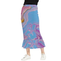 My Pour Cup Painting 7 0 Cbdoilprincess  C149feb1-a8f0-4fc5-9cab-9aea5d60a71c Maxi Fishtail Chiffon Skirt by CBDOilPrincess1