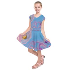 My Pour Cup Painting 7 0 Cbdoilprincess  C149feb1-a8f0-4fc5-9cab-9aea5d60a71c Kids  Short Sleeve Dress by CBDOilPrincess1