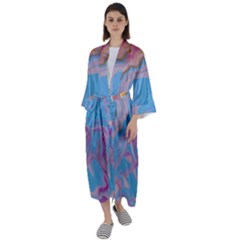 My Pour Cup Painting 7 0 Cbdoilprincess  C149feb1-a8f0-4fc5-9cab-9aea5d60a71c Maxi Satin Kimono by CBDOilPrincess1