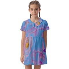 My Pour Cup Painting 7 0 Cbdoilprincess  C149feb1-a8f0-4fc5-9cab-9aea5d60a71c Kids  Asymmetric Collar Dress by CBDOilPrincess1