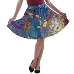 My Pour Cup Painting 7 1 Cbdoilprincess   Df5b0c77-5a26-49cd-826f-75cf5d9c0a00 A-line Skater Skirt by CBDOilPrincess1