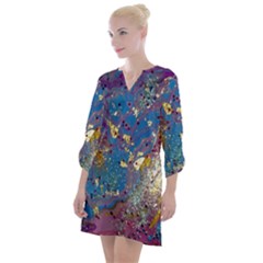 My Pour Cup Painting 7 1 Cbdoilprincess   Df5b0c77-5a26-49cd-826f-75cf5d9c0a00 Open Neck Shift Dress by CBDOilPrincess1