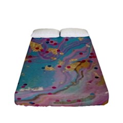 My Pour Cup Painting 7 2 Cbdoilprincess    3e784cd8-e6d8-4a8a-b63e-e3fb6a978394 Fitted Sheet (full/ Double Size) by CBDOilPrincess1