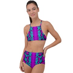 Snake Print Cbdoilprincess 4be14ba2-4032-43e6-a099-7f7e7f0d7362 High Waist Tankini Set by CBDOilPrincess1