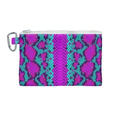 Snake Print Cbdoilprincess 4be14ba2-4032-43e6-a099-7f7e7f0d7362 Canvas Cosmetic Bag (medium)