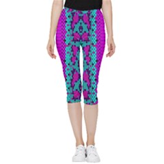 Snake Print Cbdoilprincess 4be14ba2-4032-43e6-a099-7f7e7f0d7362 Inside Out Lightweight Velour Capri Leggings 