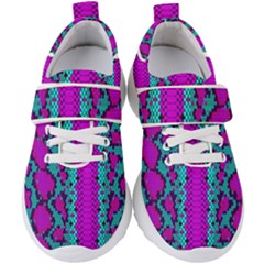 Snake Print Cbdoilprincess 4be14ba2-4032-43e6-a099-7f7e7f0d7362 Kids  Velcro Strap Shoes by CBDOilPrincess1