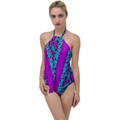 Snake Print Cbdoilprincess 4be14ba2-4032-43e6-a099-7f7e7f0d7362 Go With The Flow One Piece Swimsuit by CBDOilPrincess1