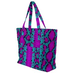 Snake Print Cbdoilprincess 4be14ba2-4032-43e6-a099-7f7e7f0d7362 Zip Up Canvas Bag by CBDOilPrincess1