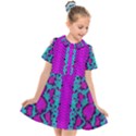 Snake Print CBDOilPrincess 4be14ba2-4032-43e6-a099-7f7e7f0d7362 Kids  Short Sleeve Shirt Dress View1