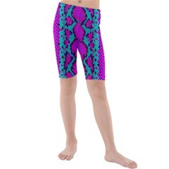 Snake Print Cbdoilprincess 4be14ba2-4032-43e6-a099-7f7e7f0d7362 Kids  Mid Length Swim Shorts by CBDOilPrincess1