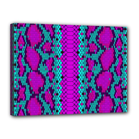 Snake Print Cbdoilprincess 4be14ba2-4032-43e6-a099-7f7e7f0d7362 Canvas 16  X 12  (stretched) by CBDOilPrincess1