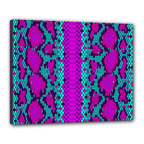 Snake Print Cbdoilprincess 4be14ba2-4032-43e6-a099-7f7e7f0d7362 Canvas 20  X 16  (stretched) by CBDOilPrincess1