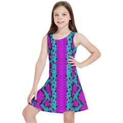 Snake Print Cbdoilprincess 4be14ba2-4032-43e6-a099-7f7e7f0d7362 Kids  Lightweight Sleeveless Dress