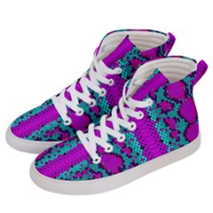 Snake Print Cbdoilprincess 4be14ba2-4032-43e6-a099-7f7e7f0d7362 Men s Hi-top Skate Sneakers by CBDOilPrincess1