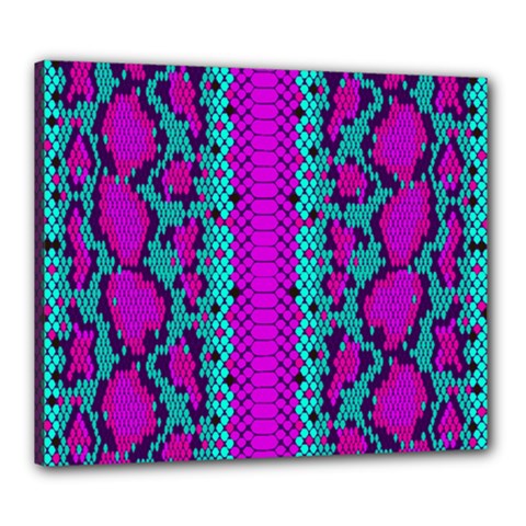 Snake Print Cbdoilprincess 4be14ba2-4032-43e6-a099-7f7e7f0d7362 Canvas 24  X 20  (stretched) by CBDOilPrincess1