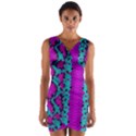 Snake Print CBDOilPrincess 4be14ba2-4032-43e6-a099-7f7e7f0d7362 Wrap Front Bodycon Dress View1